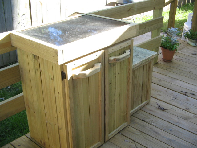 Deck cabinetry