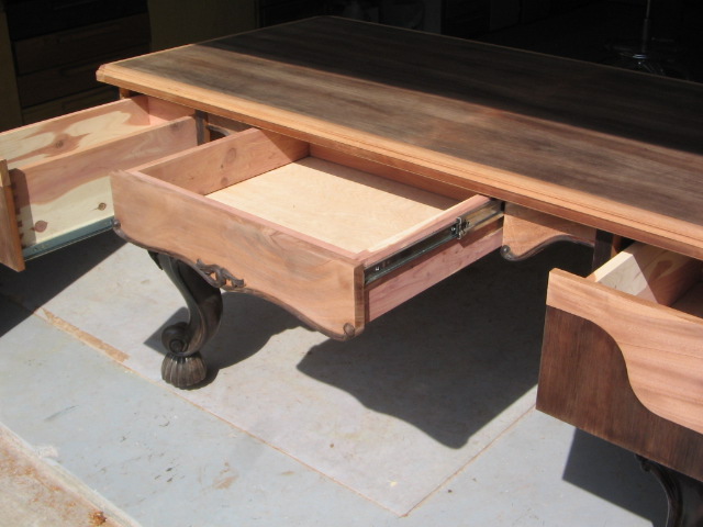 dovetailed cedar drawers