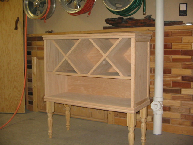 Custom sized towel cabinet