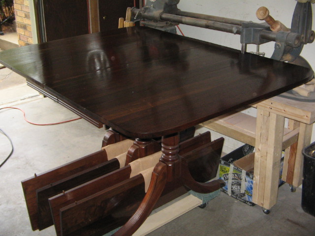 Refinished 1930's Walnut drop leaf