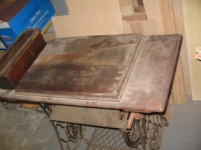 Singer sewing machine before