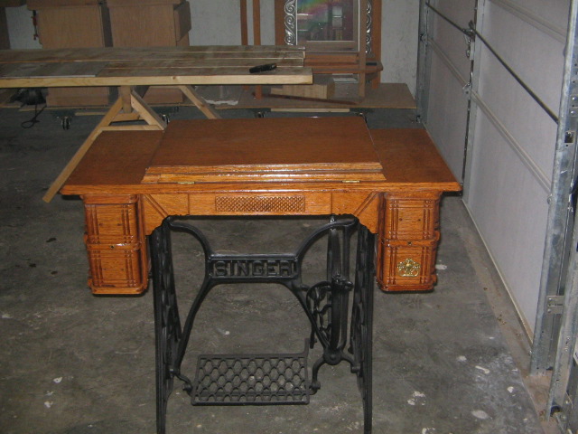 Singer sewing machine after