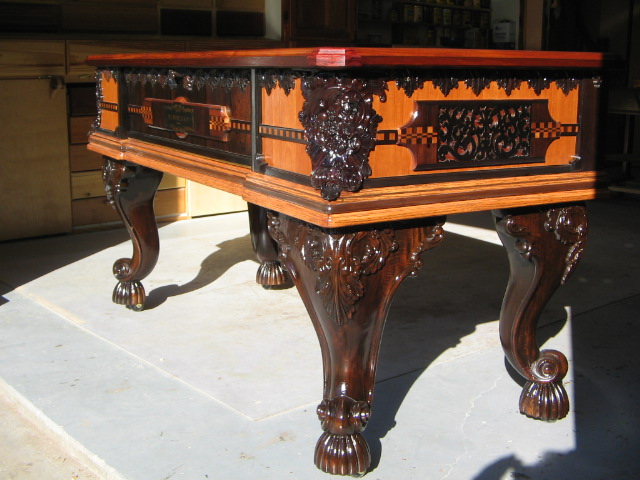 completed piano desk